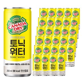 캐나다드라이 토닉워터, 30개, 250ml