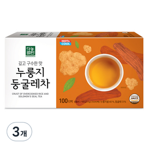 다농원 누룽지 둥굴레차, 1.5g, 100개입, 3개