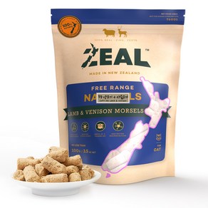 질 ZEAL 뉴질랜드산 강아지 동결건조간식, 양고기 + 사슴고기 혼합맛, 100g, 1개