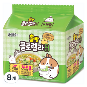 팔도 몰랑 클로렐라 라면 105g, 8개