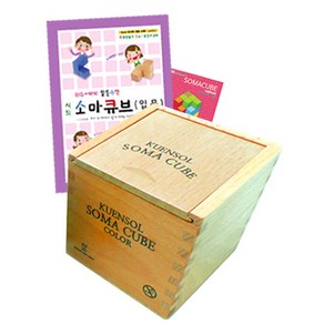 가베가족 칼라소마큐브 입문 세트, 빨, 주, 노, 초, 파, 보, 갈색, 1개