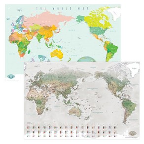 모티프맵 익스플로러 + 첼린저 세계지도세트