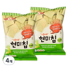 기름제로 현미칩 와사비맛, 60g, 4개