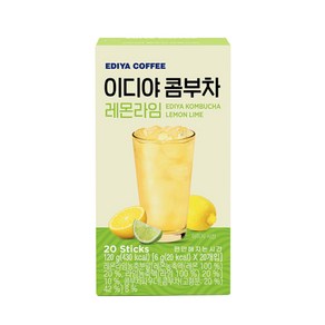 이디야커피 콤부차 레몬라임, 6g, 20개입, 1개