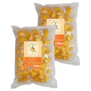 쫀득하고 달콤한 리얼 망고 젤리, 2개, 1kg