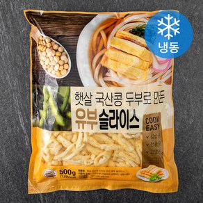 신미 햇살 국산콩 유부 슬라이스 (냉동), 500g, 1개