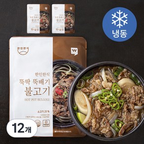 한인한식 뚝딱 뚝배기 불고기 (냉동), 400g, 12개
