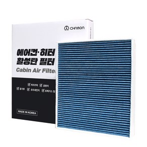 CHAMOA 차량용 초미세먼지 활성탄 콤비 캐빈 에어컨 필터 베리 뉴 티볼리 19년06월~, 1개, B104