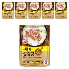 오뚜기 서울식 설렁탕, 500g, 6개