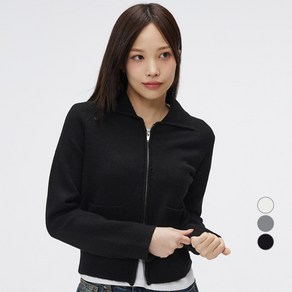 스파오 여성용 소프트얀 헤어리 집업 카디건 SPCKF11G11