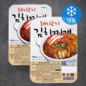 자연에찬 돼지고기 김치찌개 (냉동), 500g, 2개