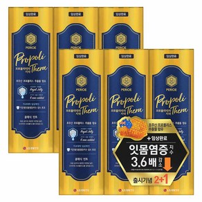 페리오 프로폴리테라 치약, 100g, 6개