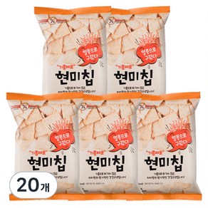 국산 기름제로 현미칩, 60g, 20개