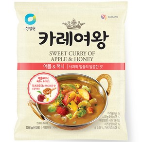 카레여왕 애플 앤 허니, 108g, 3개