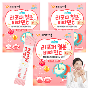 비타민마을 금쪽같은 내새끼 리포퍼 철분 비타민C 30p, 45g, 3개