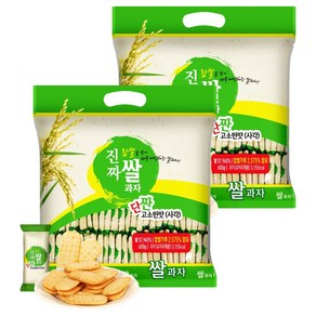 진짜 쌀과자 사각, 650g, 2개