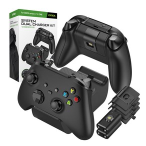 조이트론 XBOX Series X/S 시스템 듀얼 차저 충전 거치대 + 배터리팩 포함