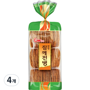 청우식품 참깨전병, 350g, 4개