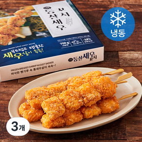 엠디에스 통살새우꼬치 (냉동), 700g, 3개