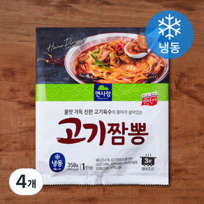 면사랑 고기짬뽕 1인분 (냉동), 358g, 4개