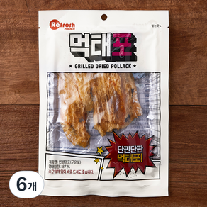 리프레쉬 먹태포, 50g, 6개