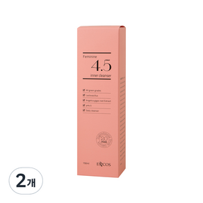 이엔코스 페미닌 4.5 이너클렌저, 150ml, 2개