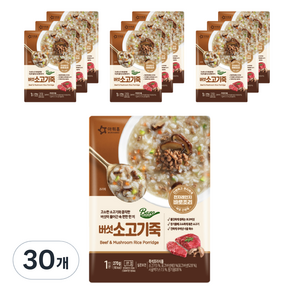 bao 아워홈 버섯소고기죽, 270g, 30개