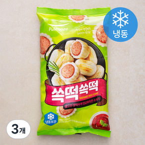 풀무원 비엔나가 쏘옥 쏙떡쏙떡 (냉동), 720g, 3개