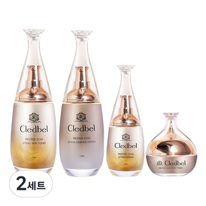 끌레드벨 프레스티지 골드 리프팅 기초화장품 4종, 2세트