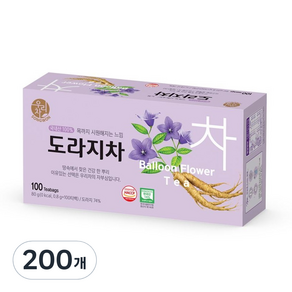 우리차 도라지차, 0.8g, 100개입, 2개