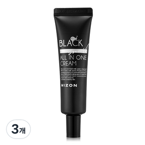 미즈온 블랙 스네일 올인원 크림 튜브, 35ml, 3개