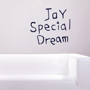 원에이엠 캘리그라피 포인트스티커 Joy Special Deam, 군청