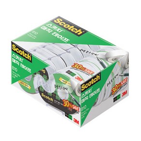 스카치 매직 테이프 세이빙팩 12mm 810D-12 12mm x 20m, 12개입