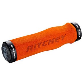 RITCHEY WCS ERGO 락 고밀도 스펀지 폼 자전거 그립 130mm, 오렌지, 1개