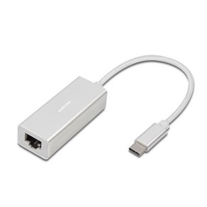 유니콘 C타입 USB 2.0 유선랜 어댑터 노트북용, TC-100N, 1개