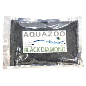 AQUAZOO 어항용 바닥재 0.1~0.3mm 2kg, BLACK DIAMOND, 1개