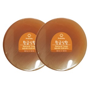 프로버블리 황금상황 중성비누 연나무색, 110g, 2개