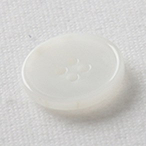 HR빅버튼 매치 단추 18mm, 화이트, 12개