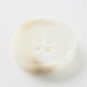 HR빅버튼 플레코 단추 23mm, 화이트, 12개