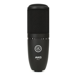 AKG 스튜디오용 유선마이크 블랙