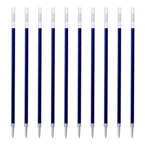 제브라 리필 SH 볼펜심 0.5mm, 블루, 10개입