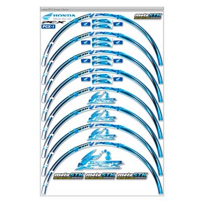 모토스티커 혼다 오토바이 휠스티커 혼다, PCX I, 1세트