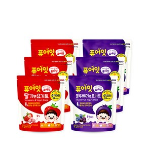 퓨어잇 내이브로 딸기엔요거트 3p + 블루베리엔요거트 3p