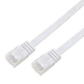 랜스타 CAT.6 UTP 평면 랜케이블 DIRECT 20m, WHITE, 1개