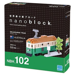 카와다 노면전차 나노블럭 NBH-102, 290피스, 1개