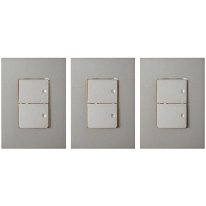 제일전기 하네스 브론즈 스위치 2구 SET 3개입, 3개