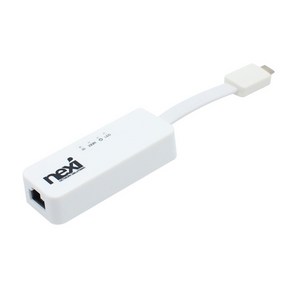 넥시 USB3.1 C타입 to LAN 기가비트 유선랜카드 플랫타입