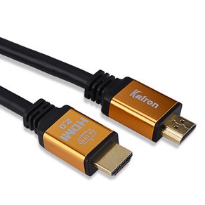 칼론 고급형 HDMI 2.0 Ve 모니터 케이블 골드, 1개, 3m