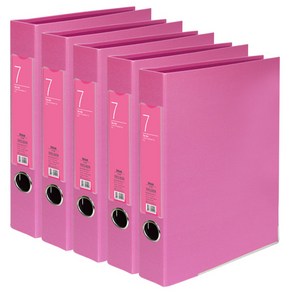 드림산업 레일바인더 7cm, 분홍, 5개