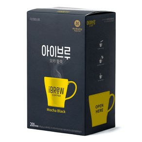 맥널티커피 아이브루 모카 블랙 원두믹스